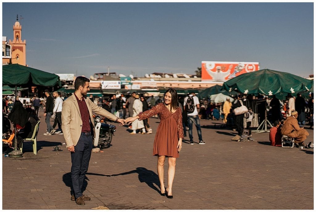 demande mariage carolinba francesco marrakech